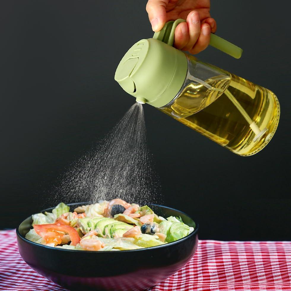 2 IN 1 Oil Dispenser Spray Bottle