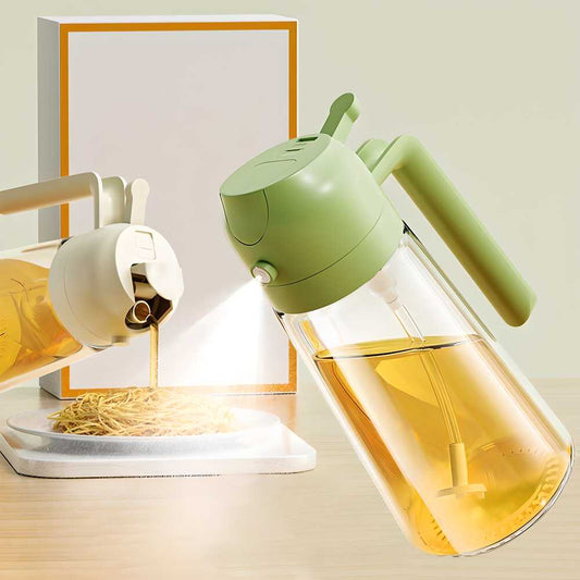 2 IN 1 Oil Dispenser Spray Bottle